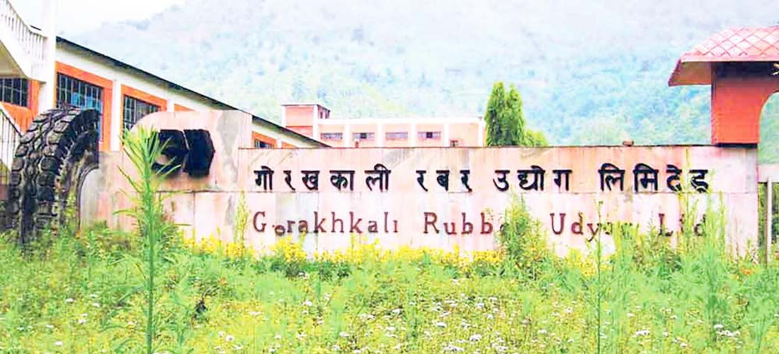 जीर्ण बन्दै गोरखकाली रबर उद्योग