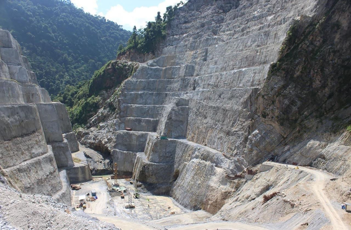 तनहुँ जलविद्युत् आयोजनाको आधा काम सकियो