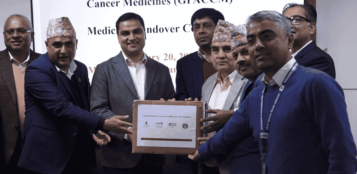 क्यान्सर पीडित बालबालिकाहरूले सर्वसुलभ रुपमा निःशुल्क औषधि