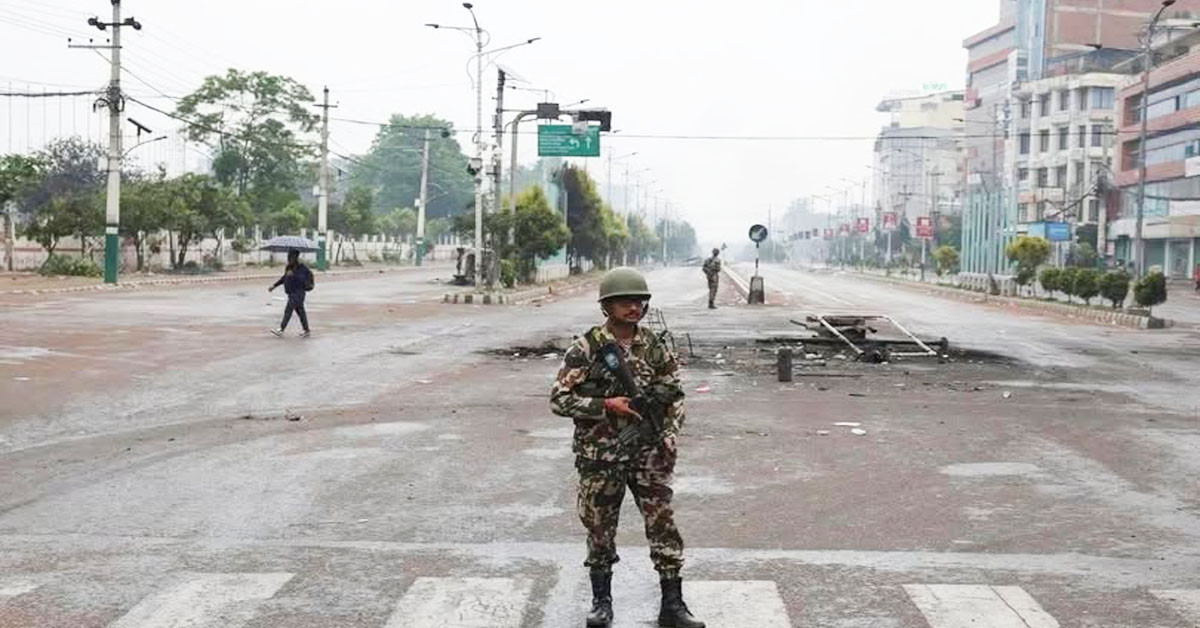 भक्तपुरदेखि भद्रकालीसम्म सेना परिचालन, कडा सुरक्षा व्यवस्था