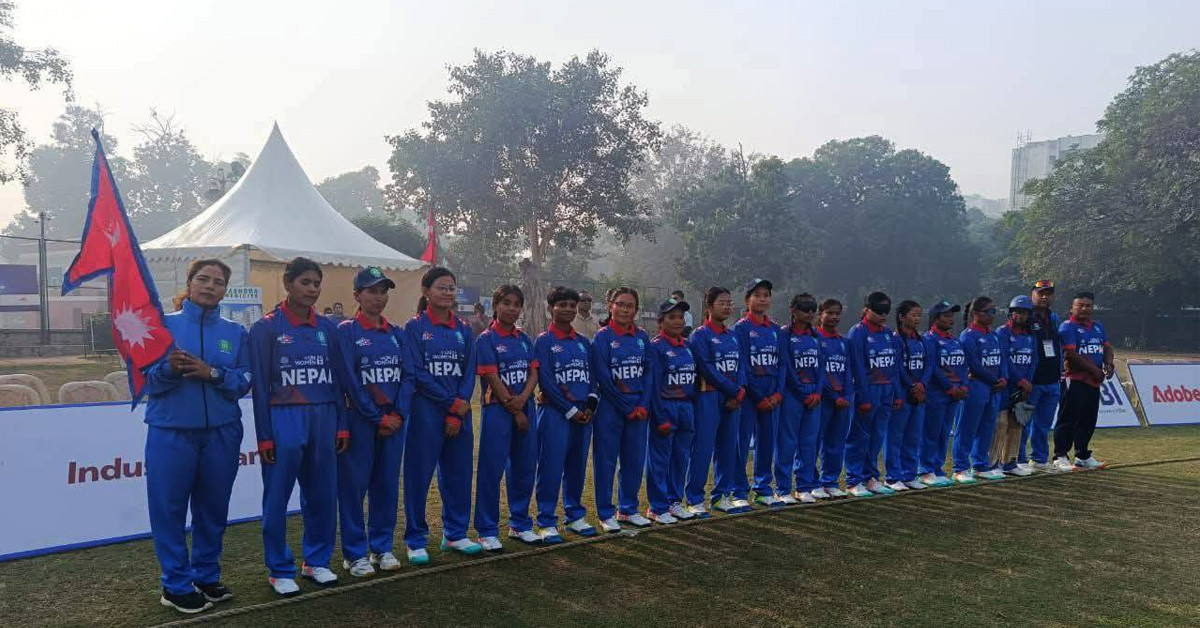 दृष्टिविहीन महिला क्रिकेट, नेपालले आसान जित दर्ता गर्दै सेमिफाइनलमा