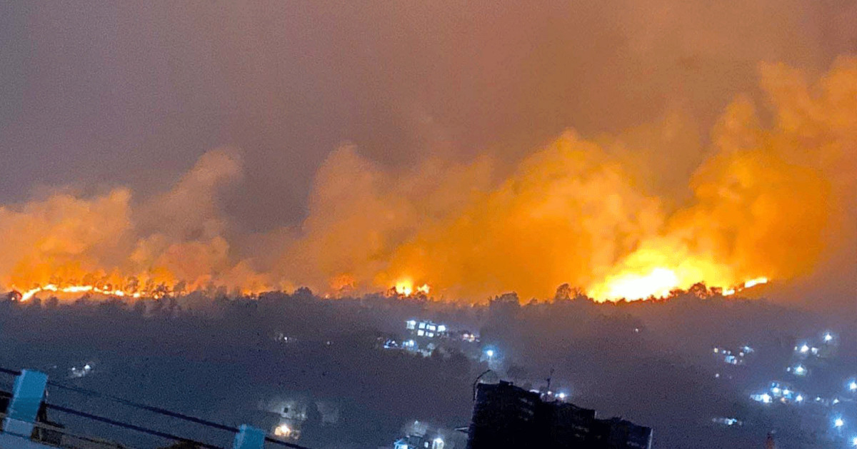 मार्तडीमा आगलागी