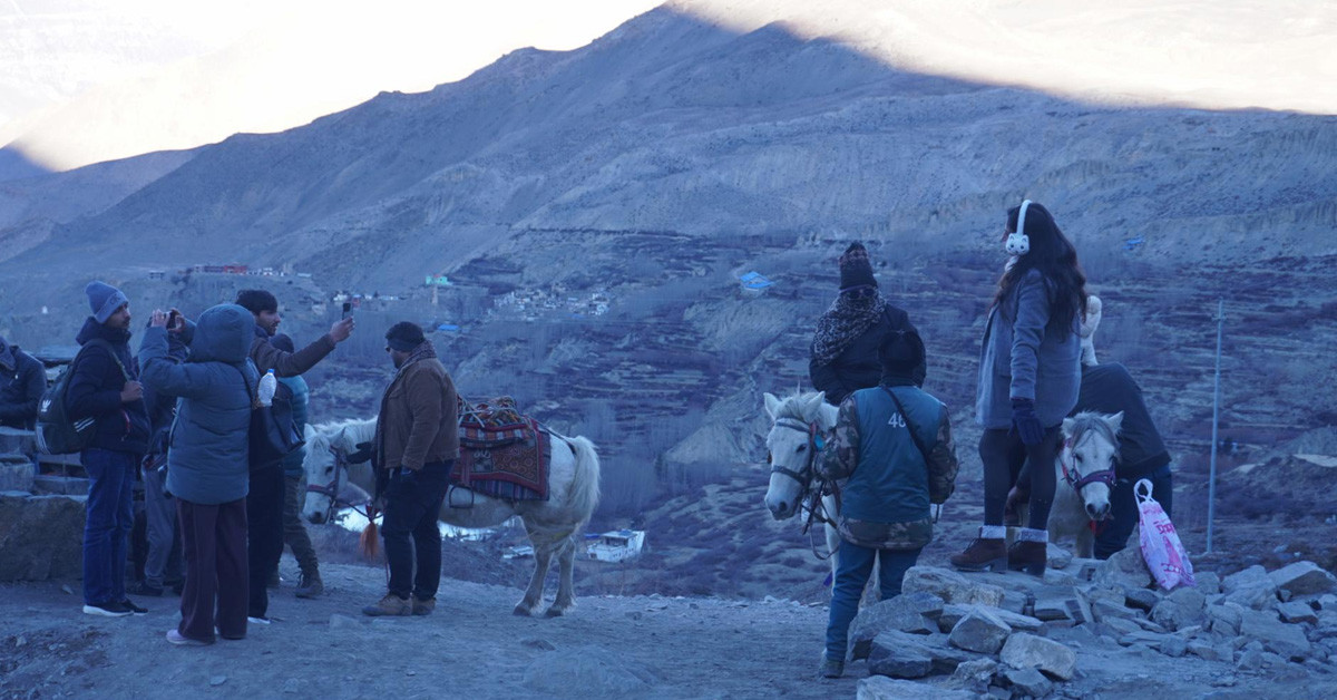 मुस्ताङमा सात महिनामा तीन लाख २५ हजार बढी पर्यटक भित्रिए