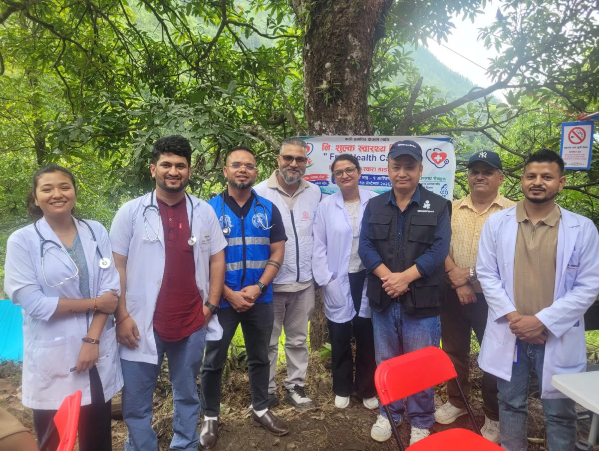 नुवाकोटको विदुरमा बाढी प्रभावितका लागि निःशुल्क स्वास्थ्य शिविर